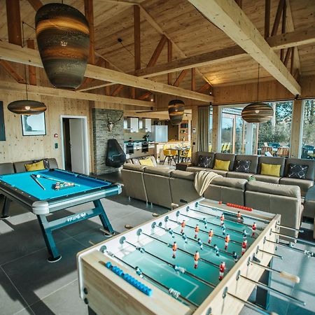 فيلا Le Noir Flohay 30 Pers - Malmedy, Vue, Wellness المظهر الخارجي الصورة