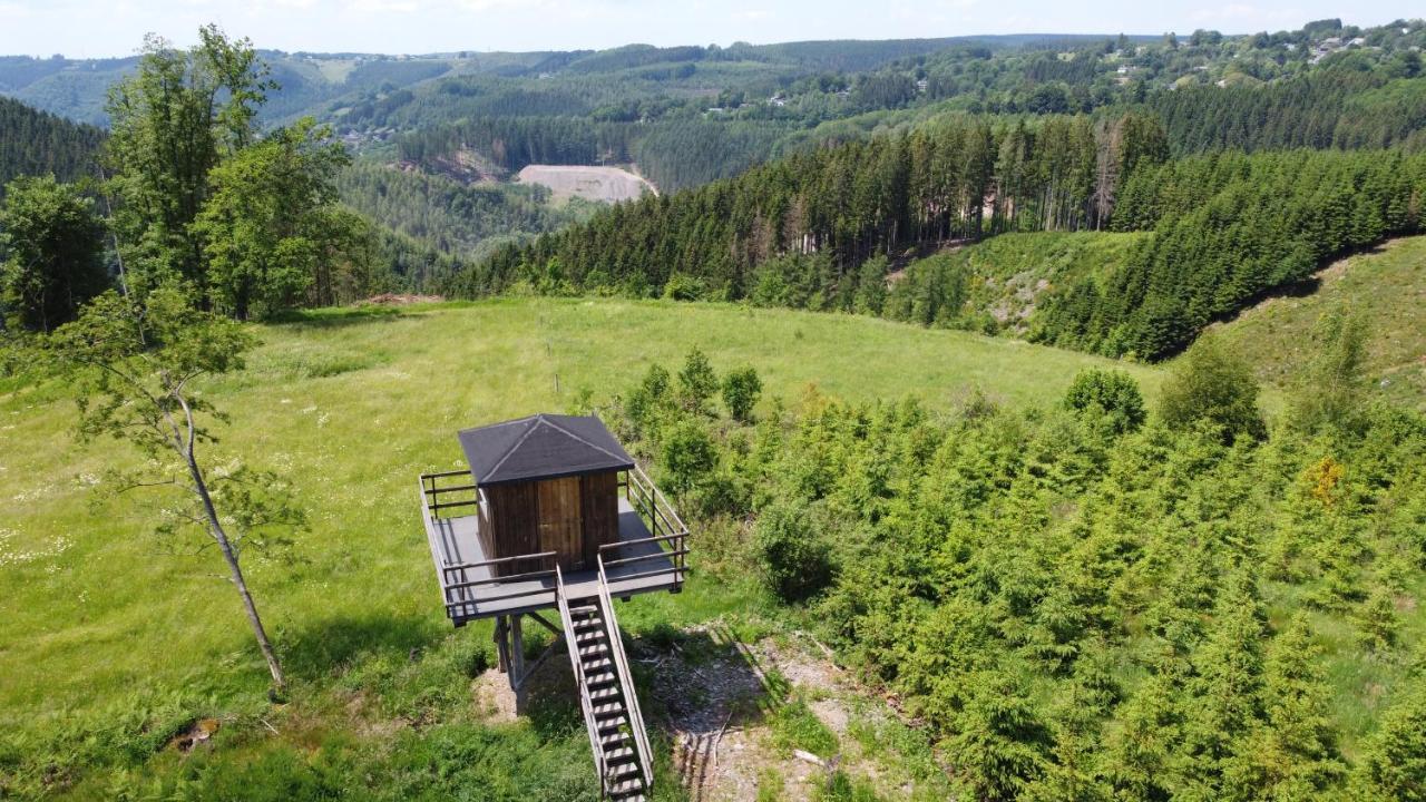 فيلا Le Noir Flohay 30 Pers - Malmedy, Vue, Wellness المظهر الخارجي الصورة