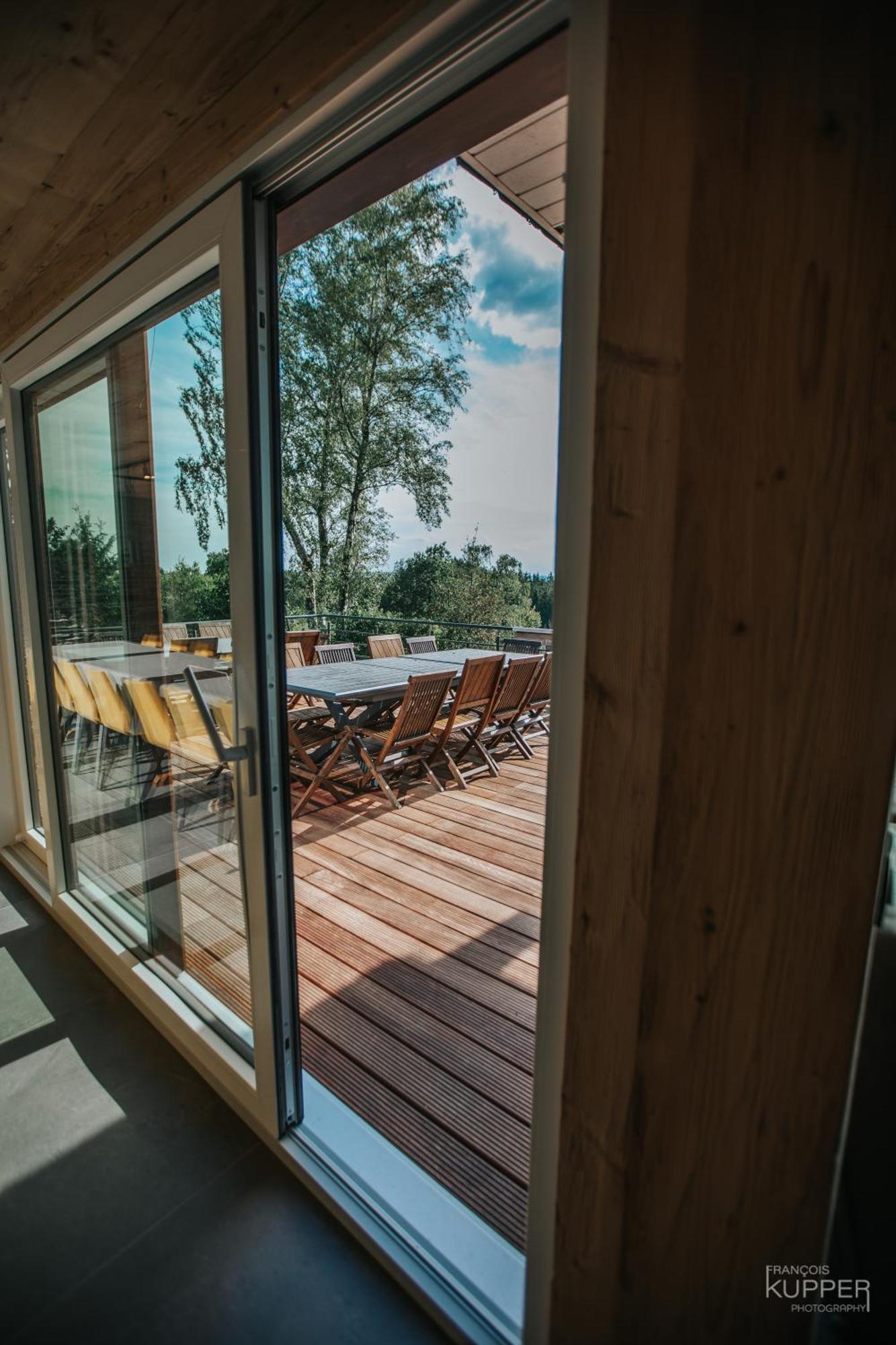فيلا Le Noir Flohay 30 Pers - Malmedy, Vue, Wellness المظهر الخارجي الصورة